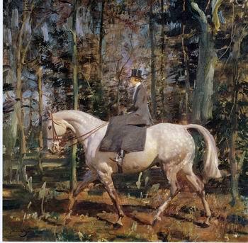 unknow artist Classical hunting fox, Equestrian and Beautiful Horses, 092. Spain oil painting art